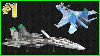 Lego Sukhoi SU-35 Flanker | INSTRUCTIONS (PART1/3)