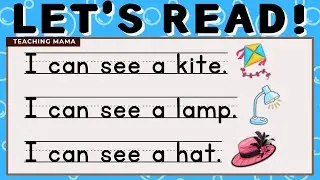 LETS READ! | PRACTICE READING ENGLISH | SIMPLE SENTENCES FOR KIDS | LEARN TO READ | TEACHING MAMA