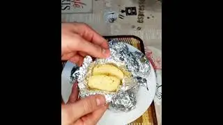 Запечённая утка и картошечка с салом в фольге. САМЫЙ ВКУСНЫЙ УЖИН!