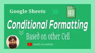 Google sheets conditional formatting  based on other cell | Youtube videos topic Planner in sheets