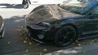 Porsche taycan and audi RS7 in paris France