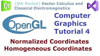 047 - OpenGL Graphics Tutorial 4 - Homogeneous Coordinates, Normalized Device Coordinates