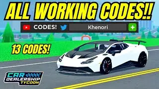 🔥NEW 13 WORKING CODES FOR CAR DEALERSHIP TYCOON APRIL 2024! #cardealershiptycoon