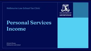 MLS Tax Clinic: Personal Services Income