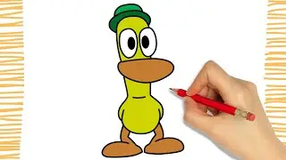 How to Draw a PATO POCOYO I Easy