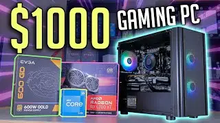 BEST $1000 Gaming PC Build Guide! (2022)