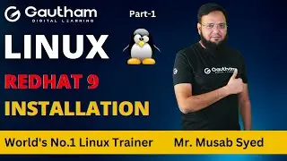 Linux Tutorials - Musab Syed | RedHat 9 Linux Installation Part-1 | Linux Videos 2024 | Linux Course