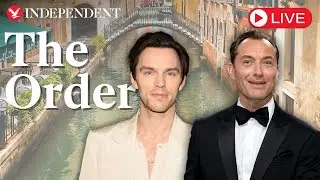 Live: Jude Law and Nicholas Hoult arrive at Venice Film Festival to premiere The Order