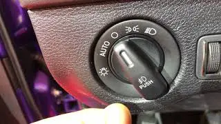 Dodge Charger - How to Turn On/Off Headlights