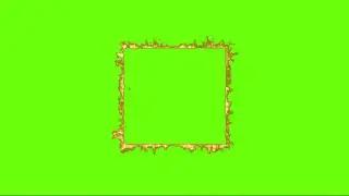 square fire logo green screen non copyright