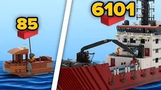 LEGO FISHING BOATS in Different Scales | Comparison