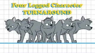 Four Legged Character TURNAROUND