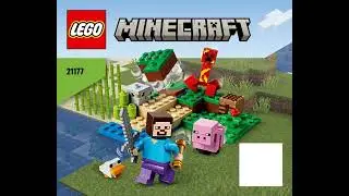 LEGO MINECRAFT 21177 Building Instruction, The Creeper™ Ambush