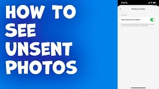 How To See Unsent Photos On Messenger