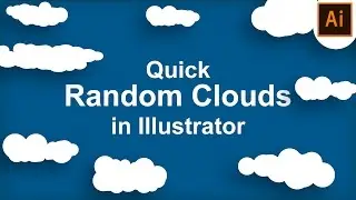 Illustrator Tutorial | Quick Random Clouds