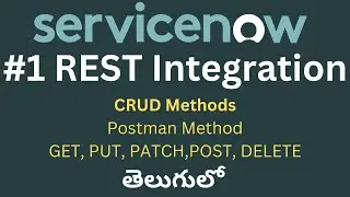 #1 REST Integration in ServiceNow in Telugu