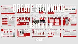 💥Create Stunning Creative PowerPoint Presentation 15 slides MorphTransition 💥