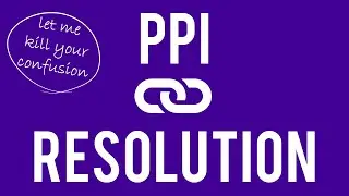 BE SURE on PPI vs Resolution - General Tip | Graphic Design Tutorial