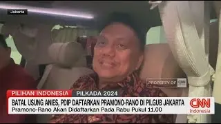 Batal Usung Anies, PDIP Daftarkan Pramono-Rano di Pilgub Jakarta