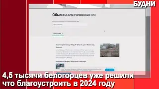 Онлайн голосование по благоустройству продолжается