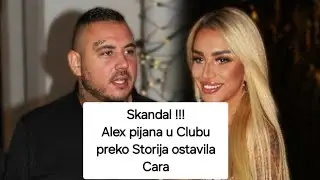 Filipa Cara Alex javno ostavila, Car u suzama ispričao razlog raskida