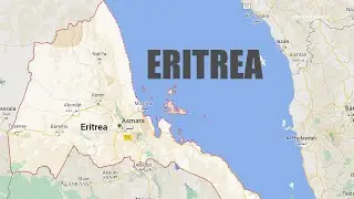 Eritrea Topographical Map with Imagery and DEM in East Africa