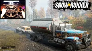 SnowRunner Gameplay Live! | Tasks of Island Lake | Thrustmaster