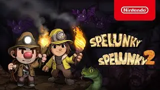 Spelunky and Spelunky 2 - Launch Trailer - Nintendo Switch