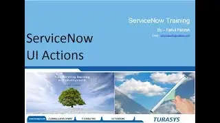 ServiceNow UI Actions