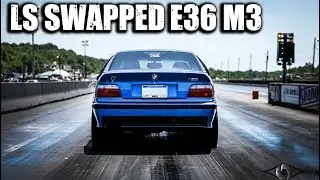 LS Swapped E36 M3 1/4 Mile Pass