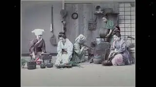 Historical old photos of Meiji Japan's daily life