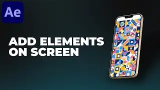 Place Elements on Mobile Screen in After Effects -  After Effects Tutorial | No Plugins Required