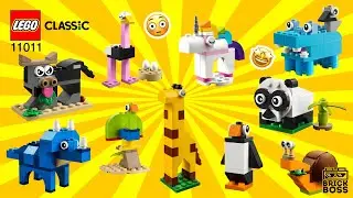 LEGO Classic 11011 Large Creative Box REVIEW / Toy Building Ideas / Speed Build Instructions