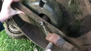 fix BENT “crankshaft on lawnmower” in 10 minutes (straighten)…