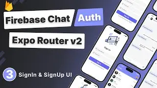 Build a React Native App with Firebase Auth & Chat #3 - SignIn & SignUp UI