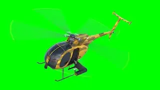 Helicopter - Green Screen Video || LittleBird