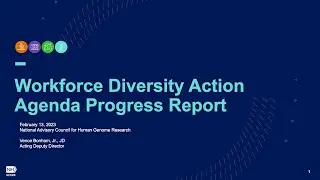 Presentation: Building a Diverse Genomics Workforce Action Agenda - Vence Bonham