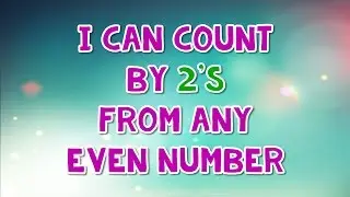 I Can Count By 2s From Any Even Number | Counting On | Jack Hartmann