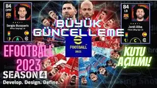 EFOOTBALL 2023 YENİ GÜNCELLEME-KUTU AÇILIMI+MAÇ