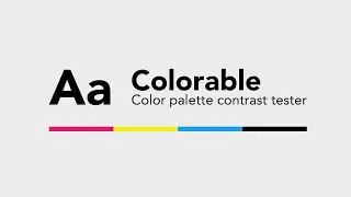 Colorable - The Color Palette Contrast Tester | Dansky