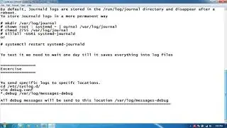 RHEL 7 Locate and interpret system log files and journals
