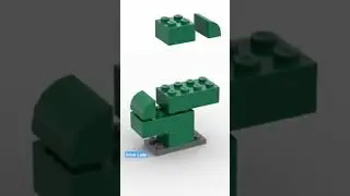 Самый гладкий кактус из лего. LEGO. #shorts #tutorial #lego #bricklady #legoclassic