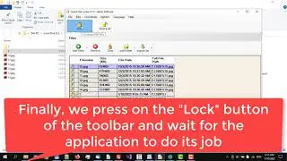 How to lock files and encrypt files and folders with Quick File Locker