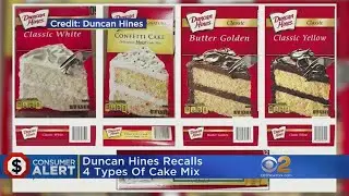 Duncan Hines Recalls Cake Mix