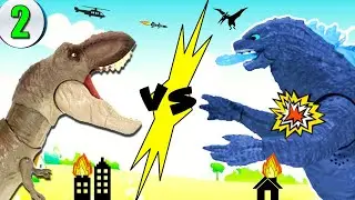 Godzilla vs Dinosaurs E2 - GODZILLA TITANS Hatch and Dinosaurs Find Them