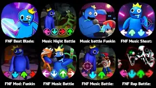 FNF Beat Blade, FNF Among Us, Music Night Battle, FNF Sonic, FNF Hex, FNF Playtime, Rap Battle