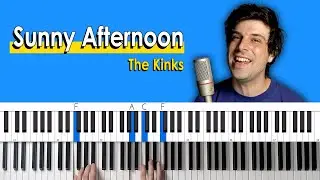 How To Play "Sunny Afternoon" by The Kinks [Piano Tutorial/Chords for Singing]