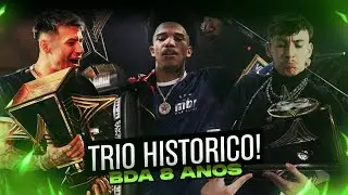 o TRIO que fez HISTÓRIA na BDA 8 ANOS! 🔥🏆