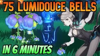 75 LUMIDOUCE BELL in 6 Minutes - Genshin Locations & Farming Routes