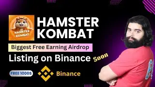 Biggest Free Airdrop Listing Soon so Dont Miss this Free Opportunity Earning With Hamster Kombat